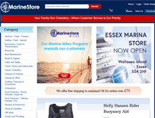 Tablet Screenshot of marinestore.co.uk